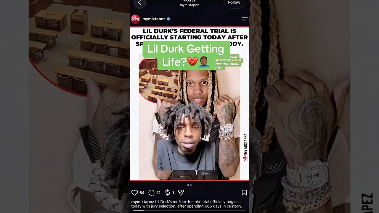 MAJOR Updates To Lil Durk Trial #lildurk #trial #feds