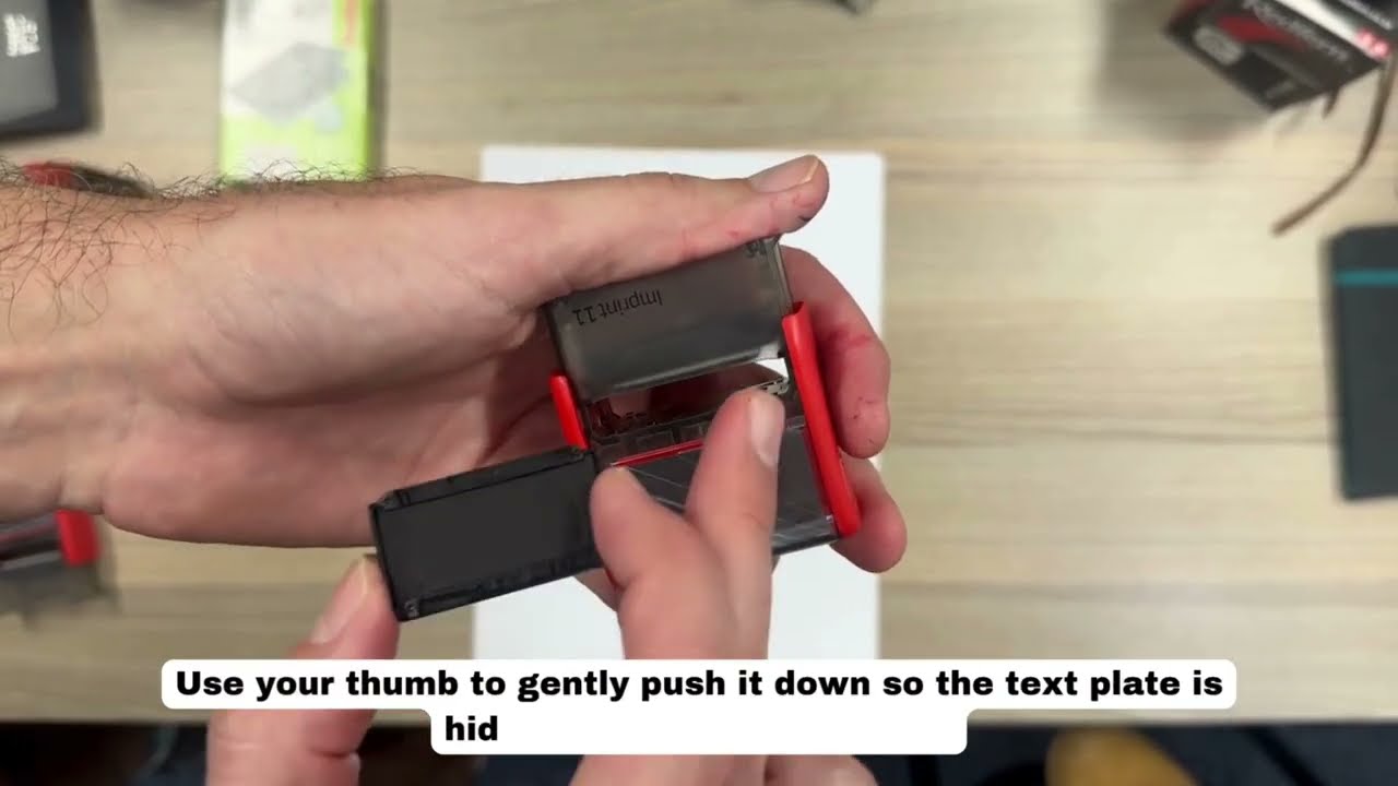 Replacing the Ink Pad in Your Imprint 11 Stamp | Quick Tutorial
