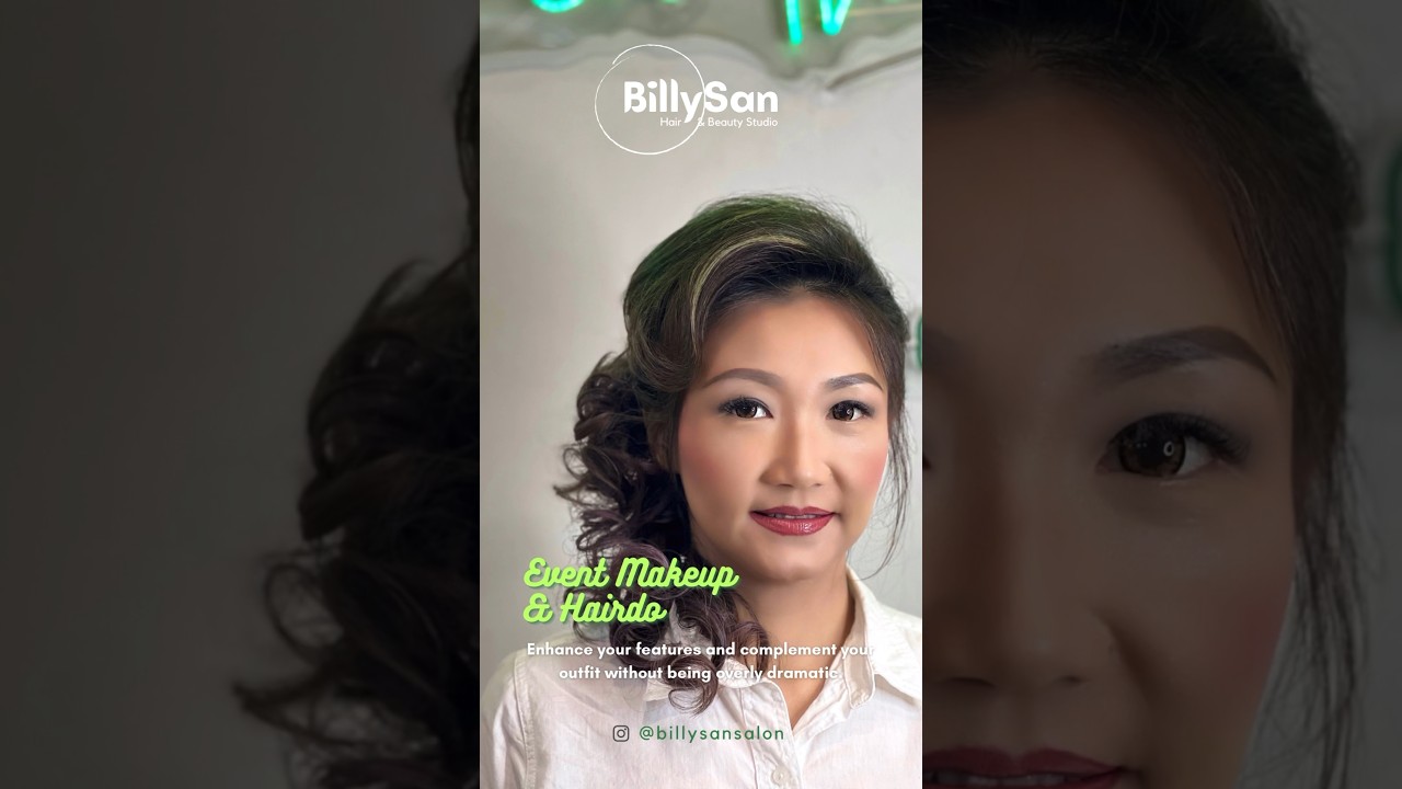Makeup & Hairdo dulu sebelum afternoon event 💚 IG: #BillySanSalon #muajakarta #makeupjakarta