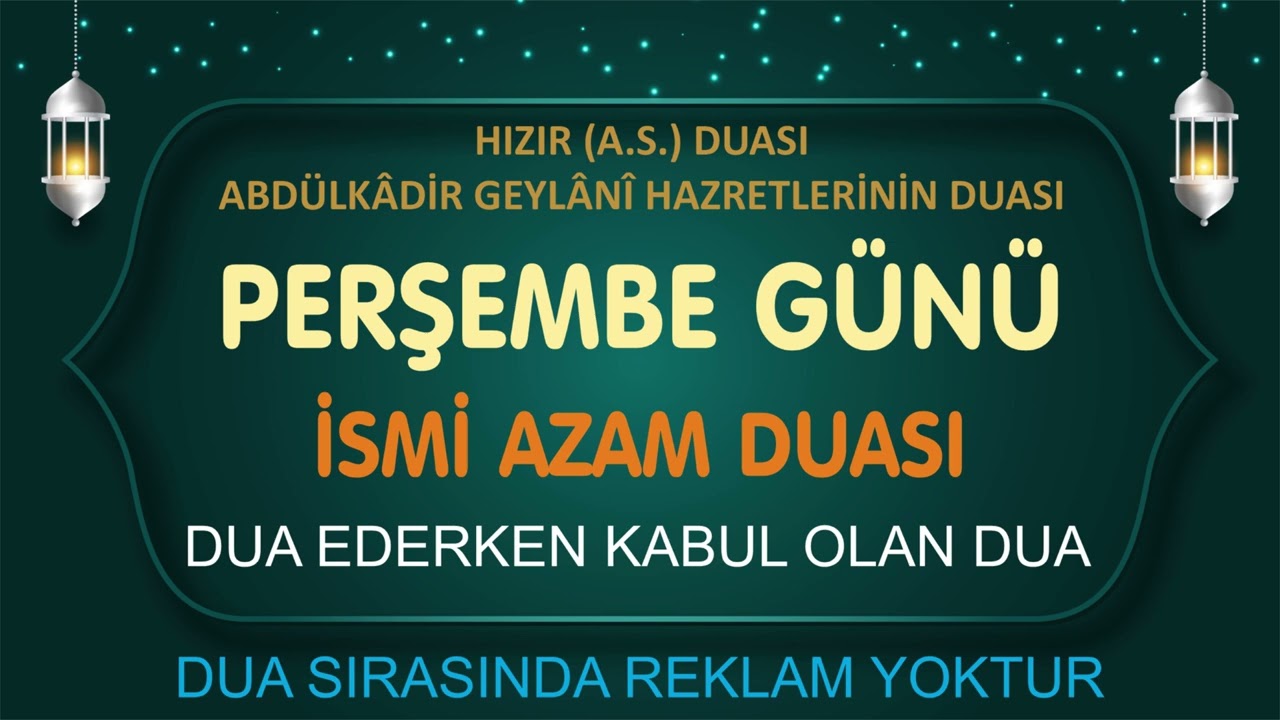 PERŞEMBE G&Uuml;N&Uuml; DUASI - MUCİZELERİ YAŞAMAK KENDİ ELİNDE...
