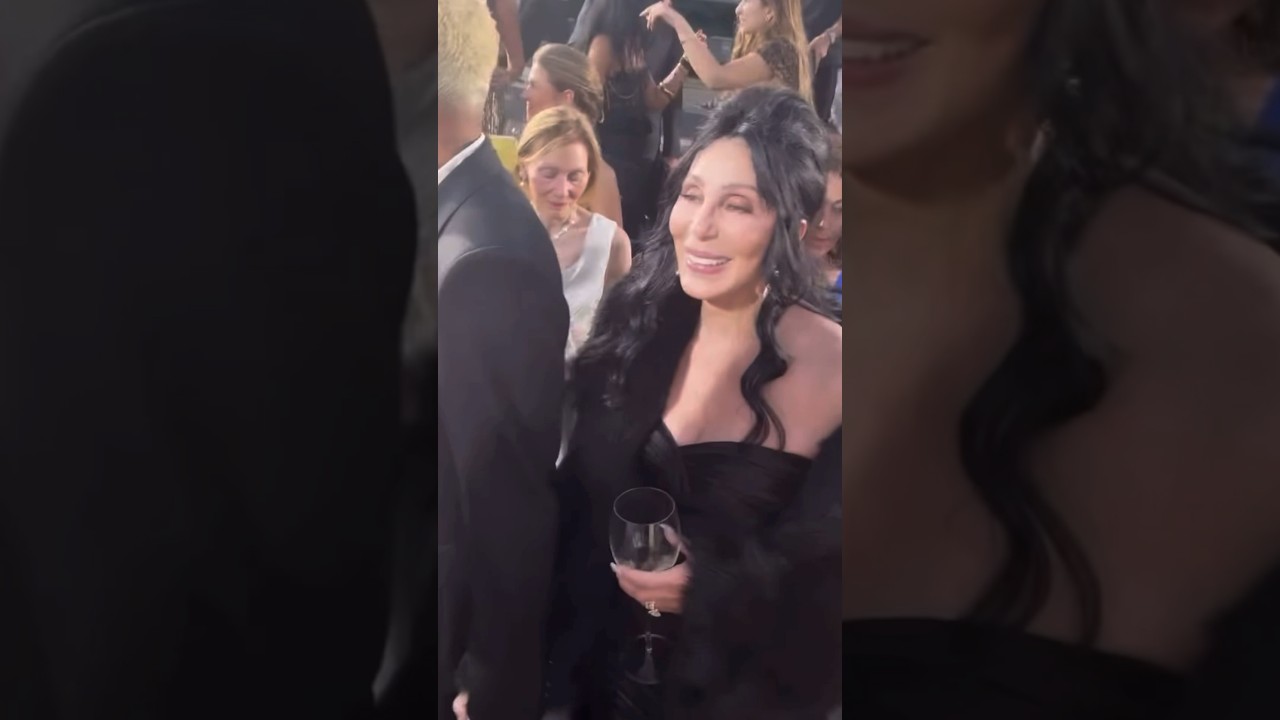 Cher at the Dolce and Gabbana Alta Moda show in Rome. #Cher