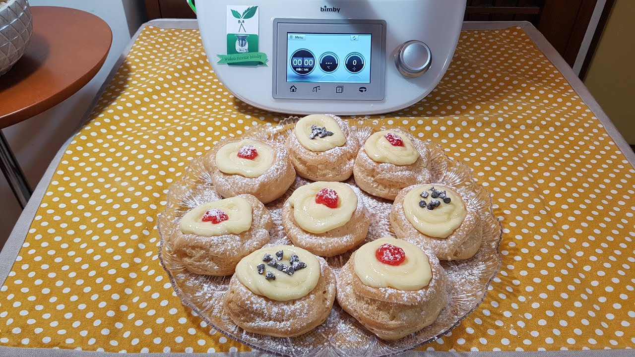 Zeppole di San Giuseppe per bimby TM6 TM5 TM31