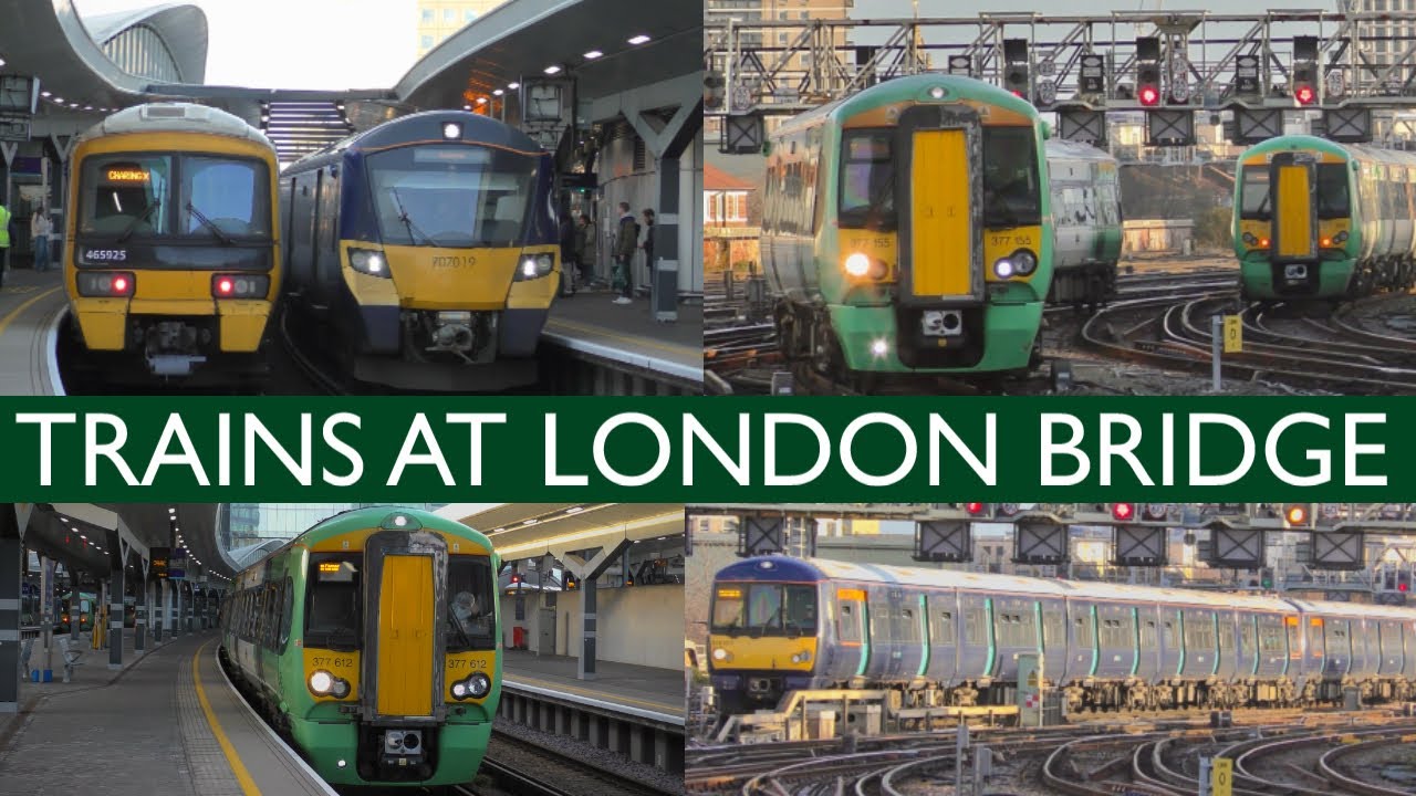 Trains at London Bridge | Southern, SouthEastern & ThamesLink | 19/12/2025