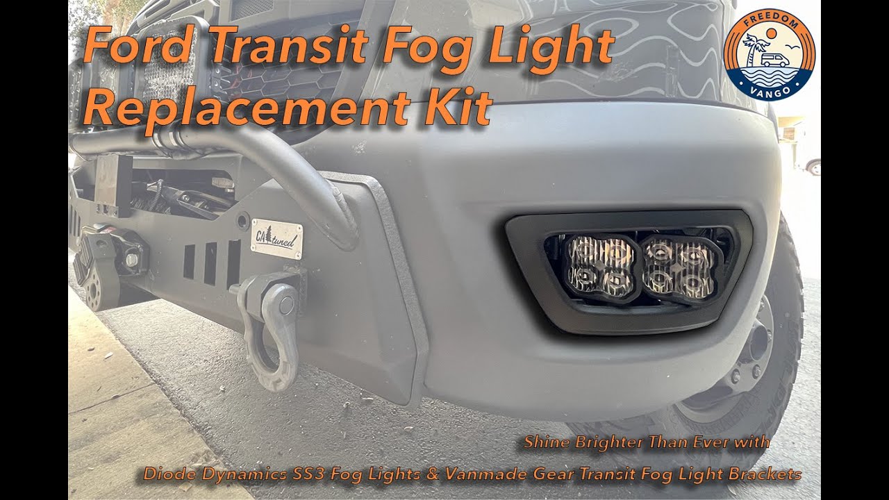 2020+ Ford Transit Fog Light Upgrade Tutorial