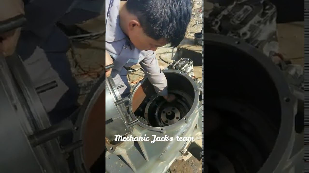 Full process of assembly and installation parts for wheel loader| Mechanic jack