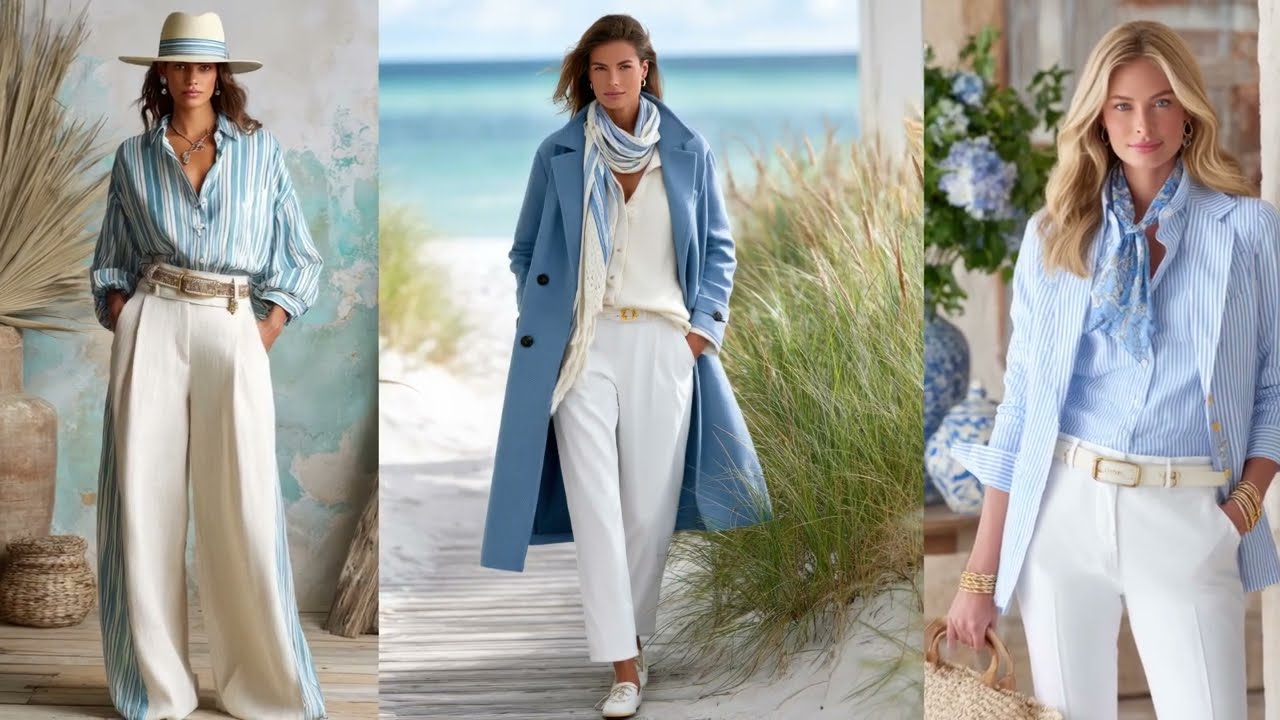 Весна-лето 2026 от Ralph Lauren: французский синий и нежно-кремовый — вневременной прибрежный шик...