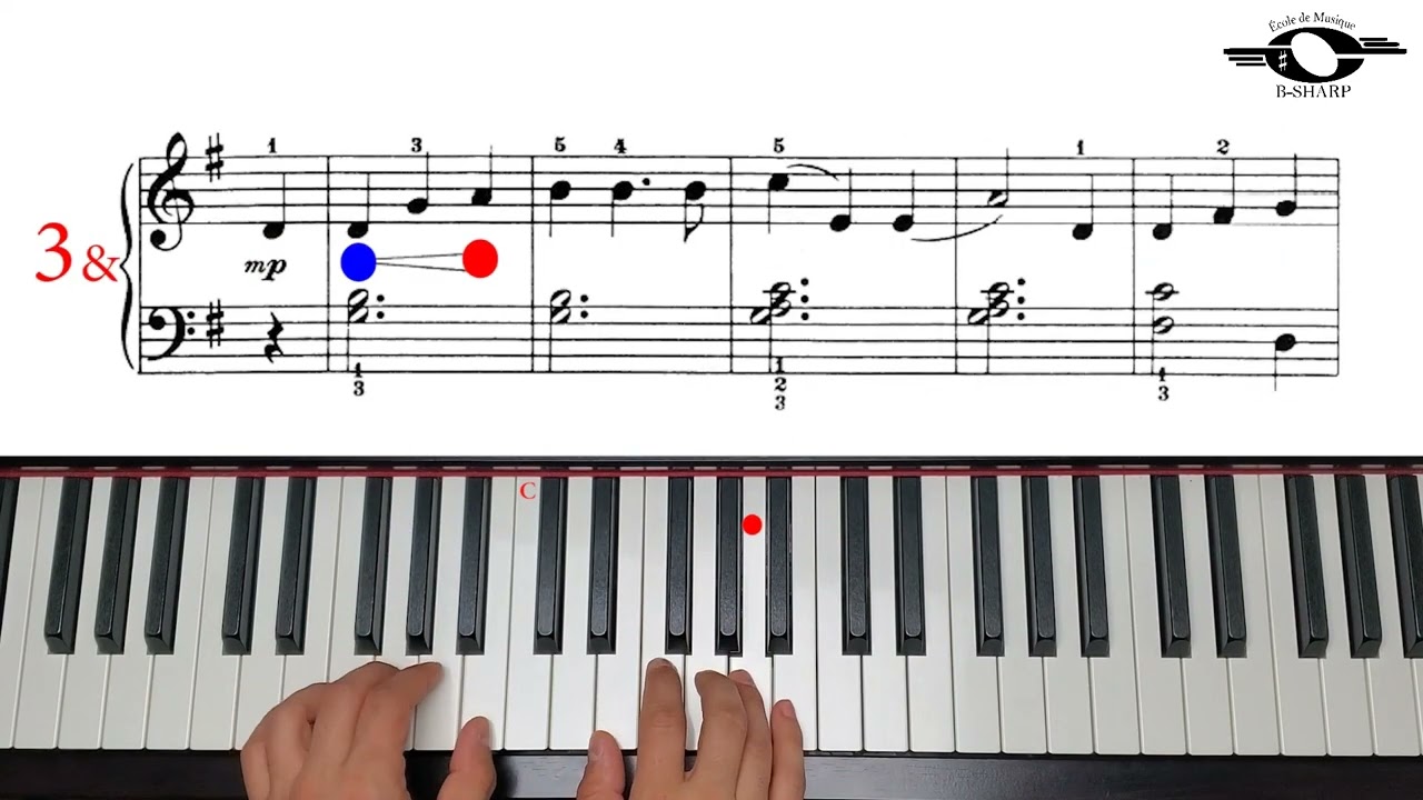The Man on the Flying Trapeze, Fast version, John Thompson`s easiest piano course, Book 4