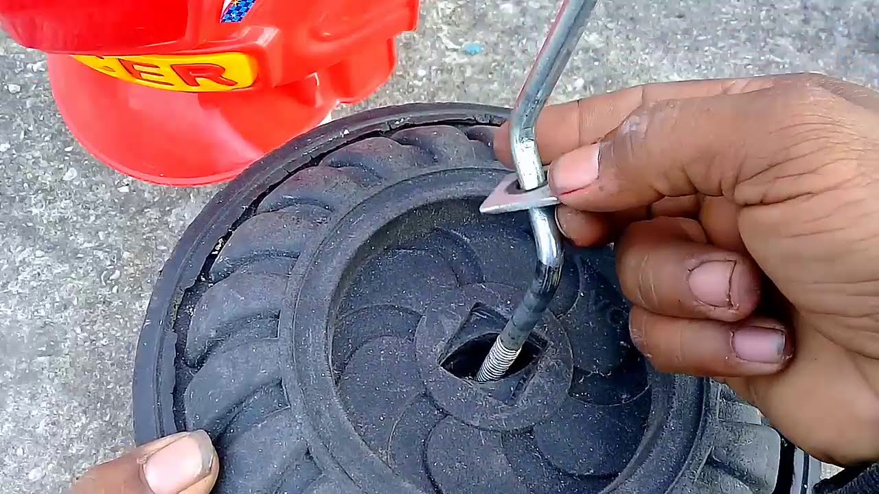 Tricycle How To Repair Tricycle Front Wheel At Home...?