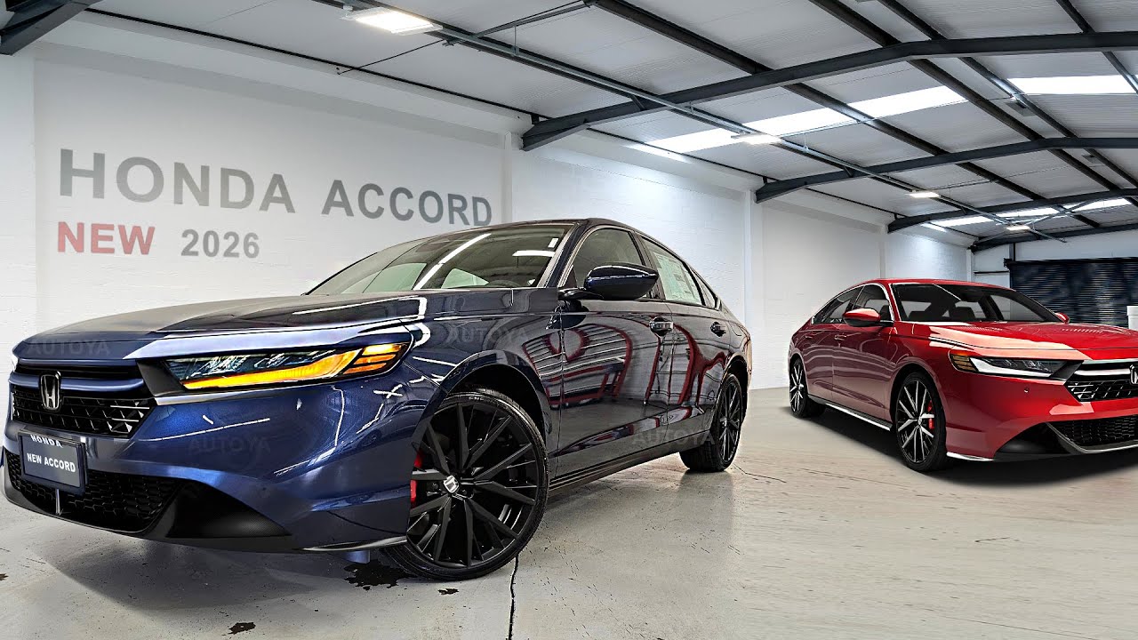 2026 Honda Accord PHEV Facelift - New Plug-In Hybrid Option & Some Redesign