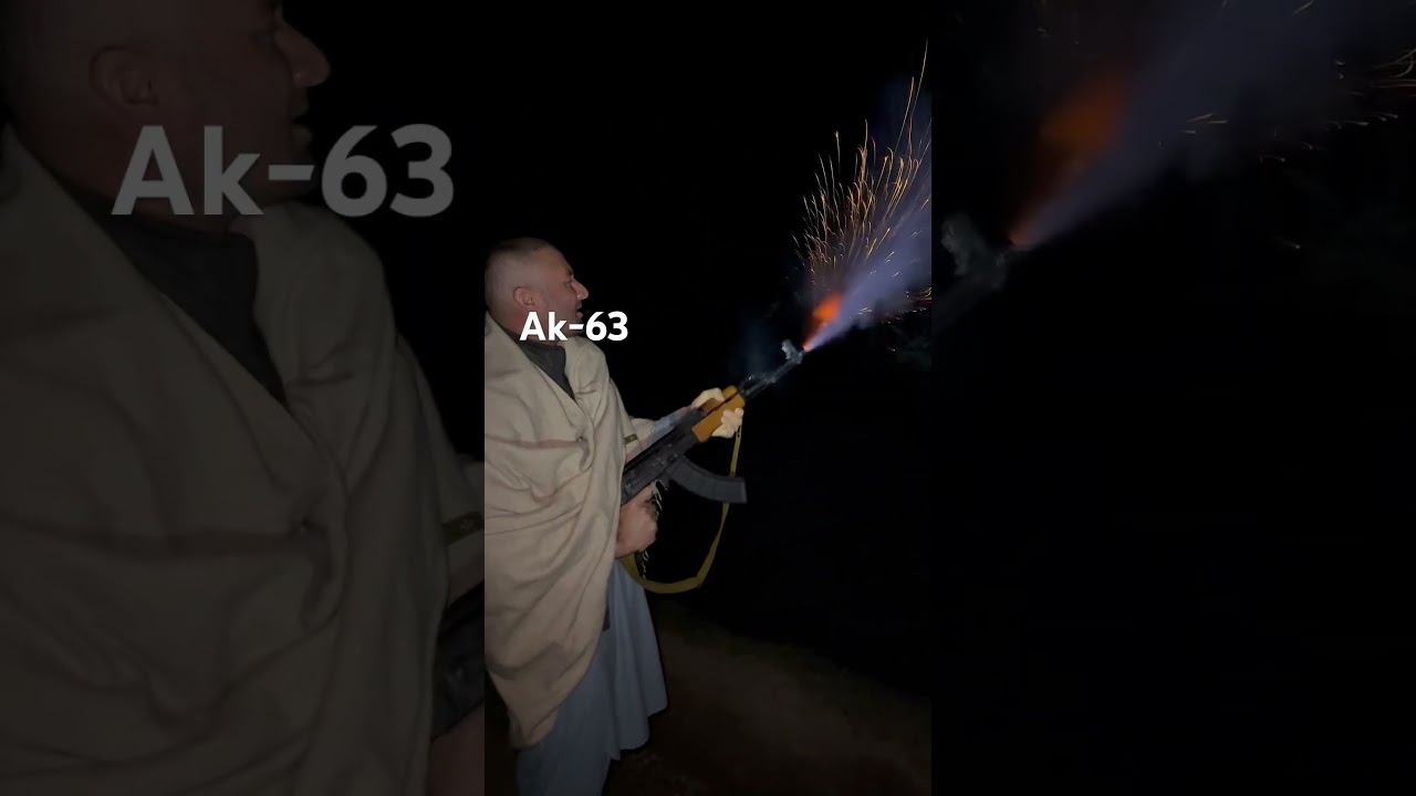 First firing on AK-63D