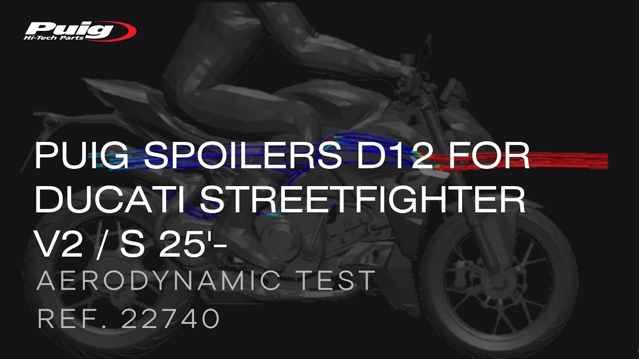 REF.22740 SPOILERS D12 FOR DUCATI STREETFIGHTER V2 / S 25'-