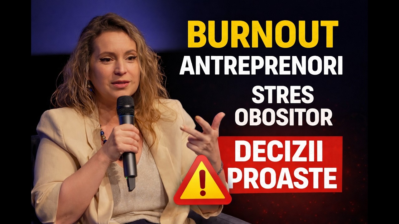 Burnout si oboseala decizionala la antreprenori: cum iesi din stresul mental | Andrea Filip