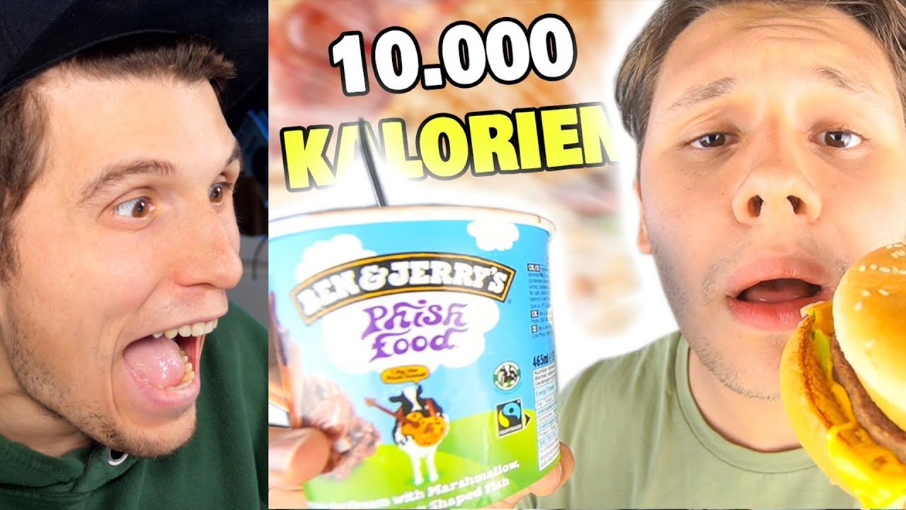 Paluten REAGIERT auf 10 000 Kalorien an einem Tag ESSEN Challenge!