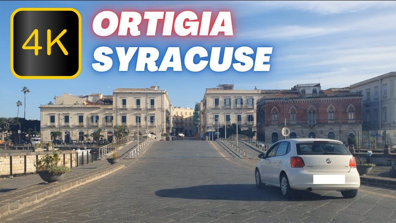 4K DRIVING IN ORTIGIA ISLAND - SYRACUSE (SIRACUSA) | Driving in Sicily 4K 2023