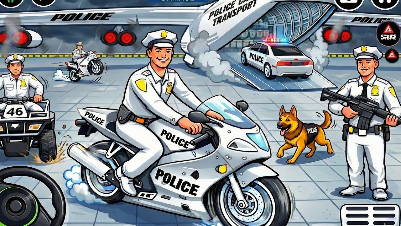 Police Car Chase Simulator 3D - Real City Cop Pursuit | Android Gameplay #2 | DDK Games