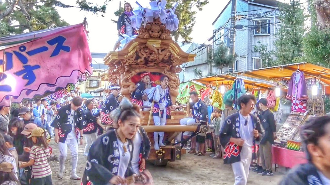 2024.10.20 守口市 八雲【八番】だんじり 練り 八雲神社 秋祭り 宮入り