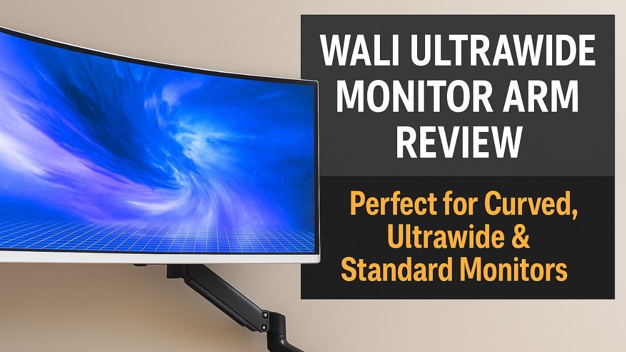 WALI Ultrawide Monitor Arm Review &ndash; Perfect for Curved, Ultrawide & Standard Monitors