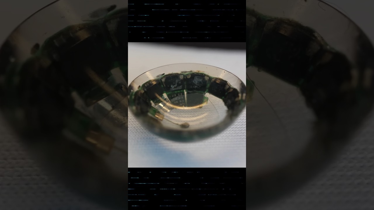 Контактные линзы с дополненной реальностью. #технологии #будущее #augmentedreality #mojovision