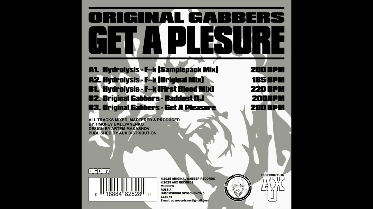 Original Gabbers - Get Pleasure  [OG007]