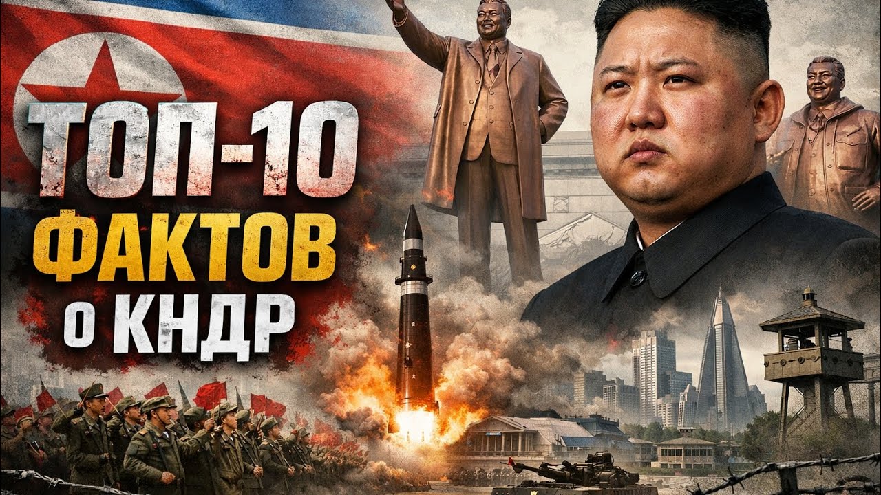 ТОП-10 ШОКИРУЮЩИХ ФАКТОВ О КНДР, Северная Корея, о которой не расскажут по ТВ