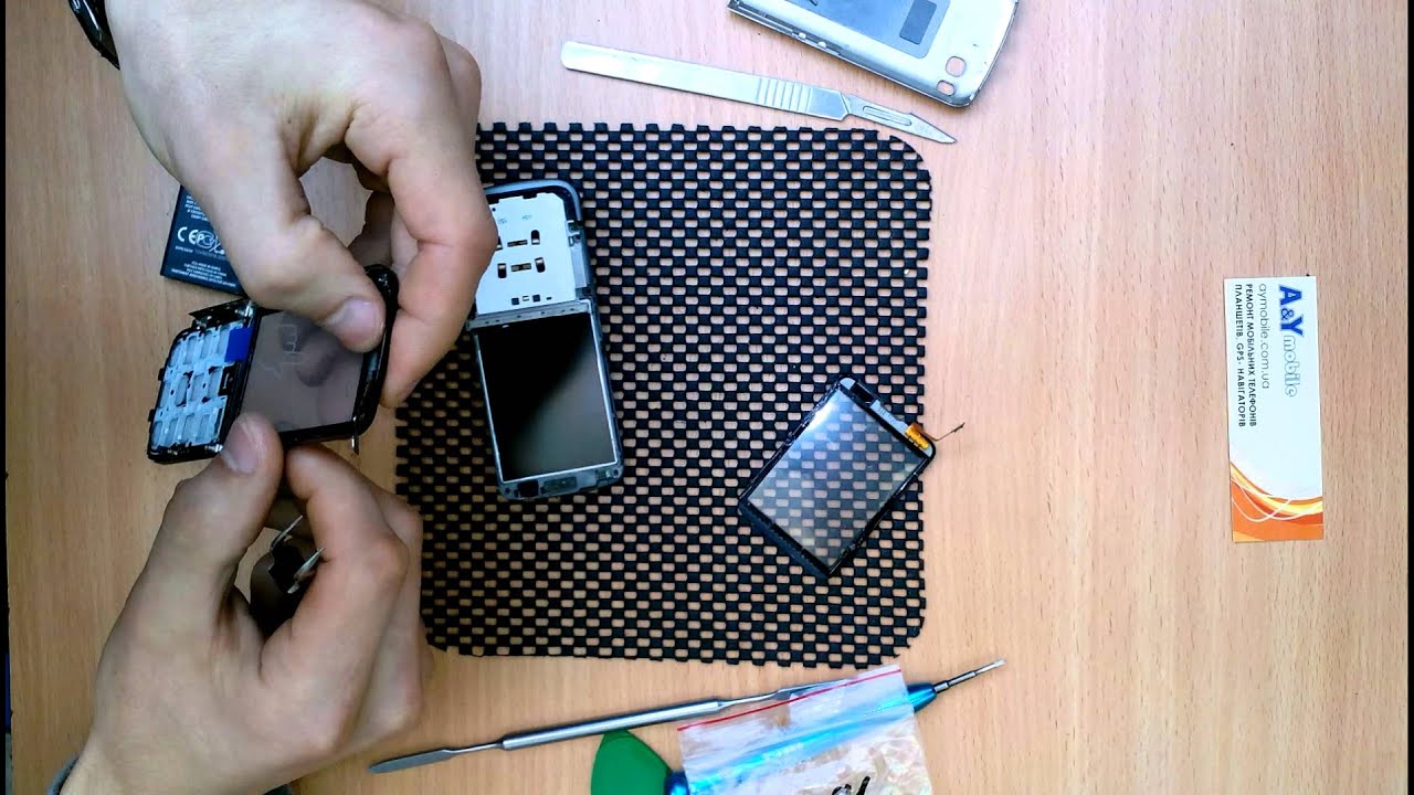 21. Nokia C3-01 разбор, замена тачскрина