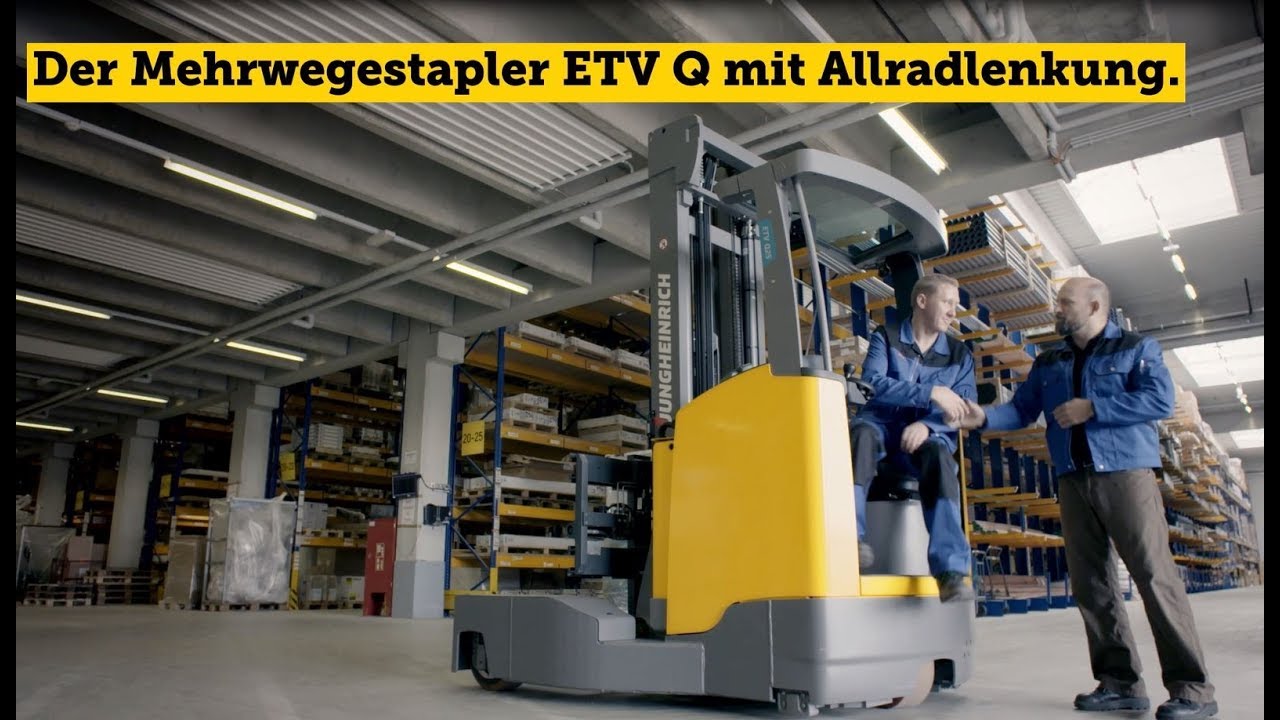 Der Jungheinrich ETV Q mit Allradlenkung