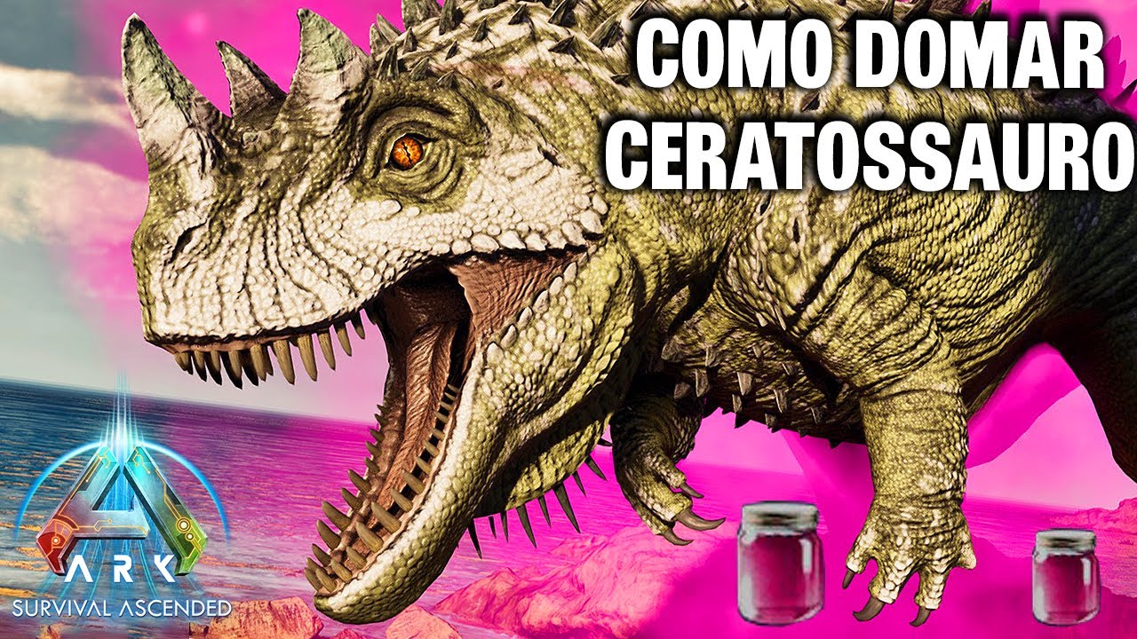 COMO DOMAR + LOCALIZAÇÃO E TODAS AS HABILIDADES DO CERATOSSAURO! ARK: Survival Ascended