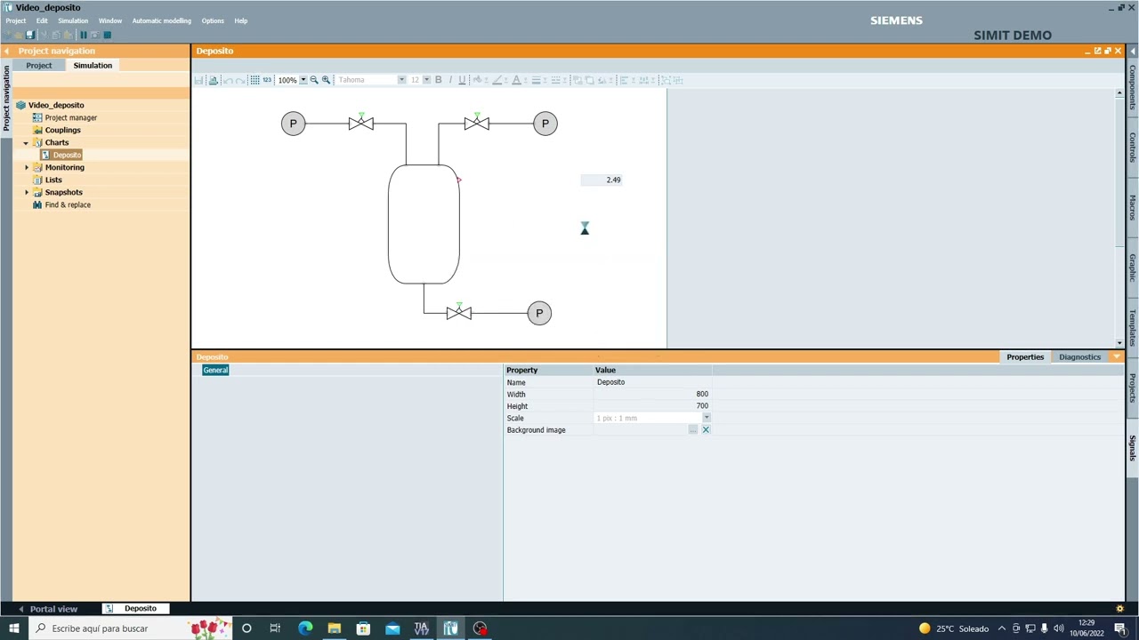 SIMIT: Simulación Depósito (parte 1)