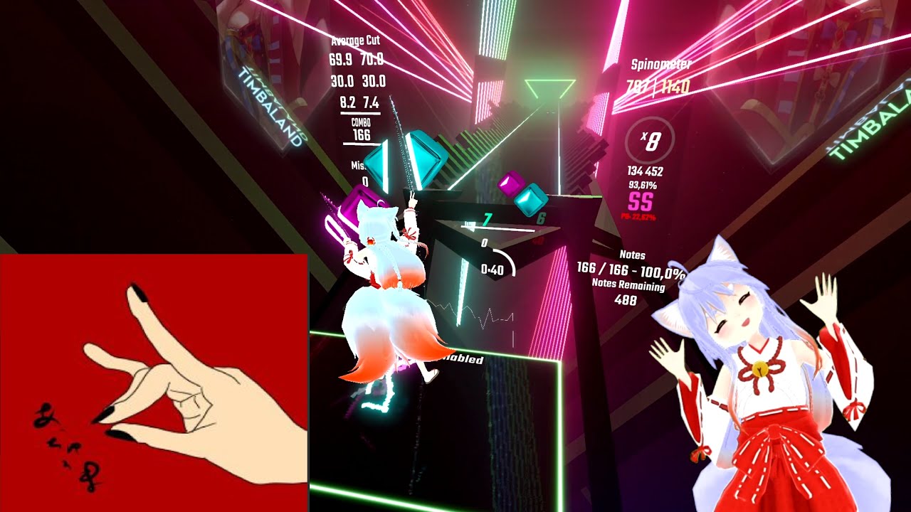 [Beat Saber] あっちゅうま - 7co [expert+] [Full Body Tracking]