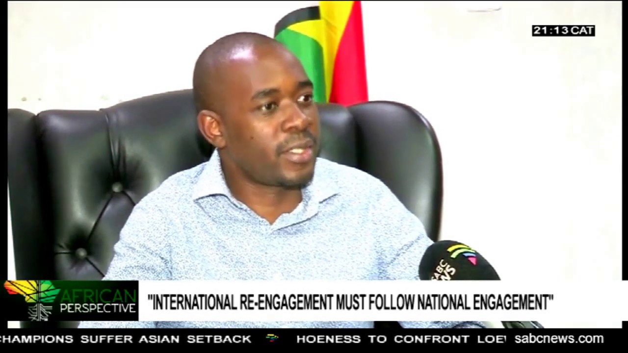 Chamisa reiterates calls to lift sanctions against Zimbabwe