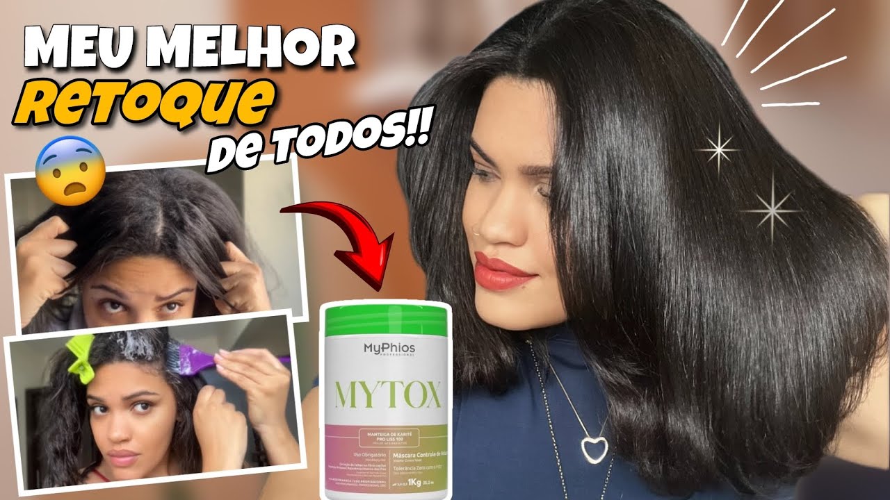 MEU MELHOR RETOQUE DE RAIZ | Protocolo para cabelos com quebra ✨