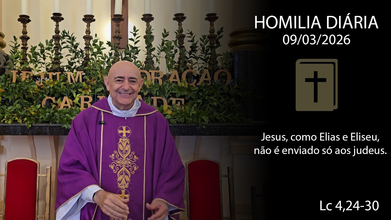 Homilia Diária | 09 de março de 2026 | Padre Orlando Maffei
