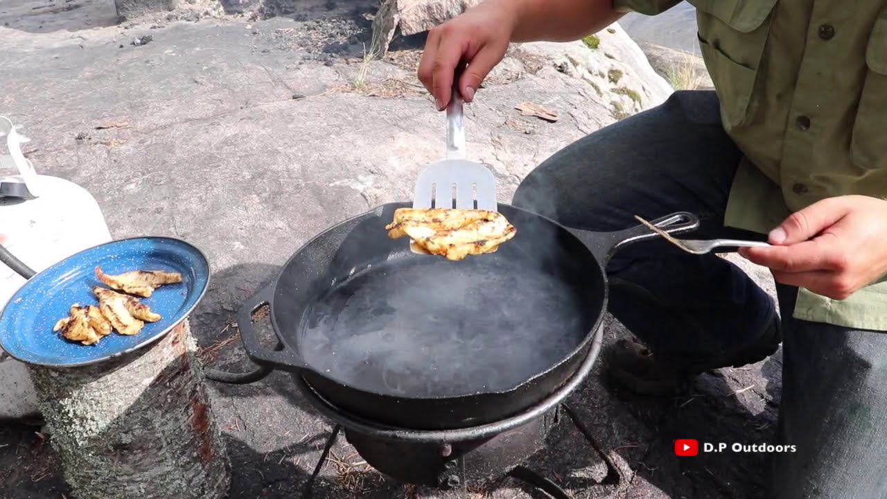 Aikens Lake Shorelunch Show-Stopper : Cajun Pan Fried Walleye