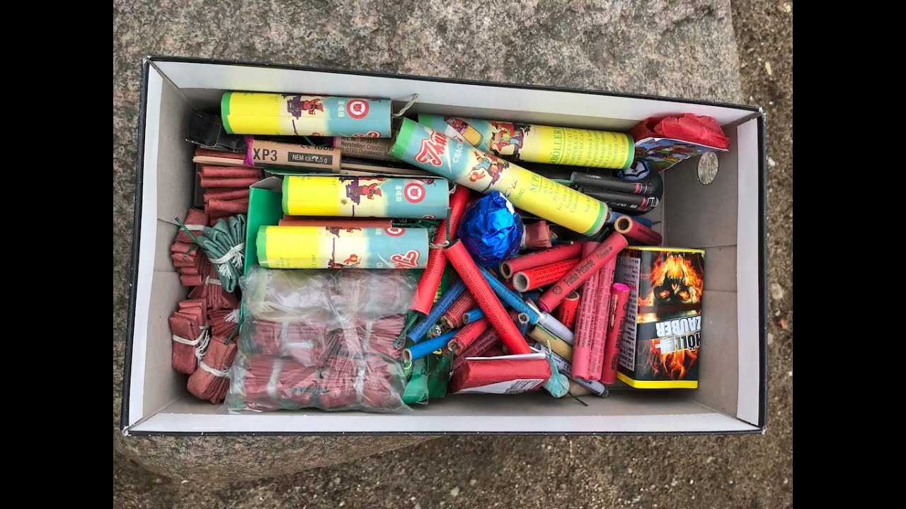 Böllerkiste am SILVESTER Morgen verballern!