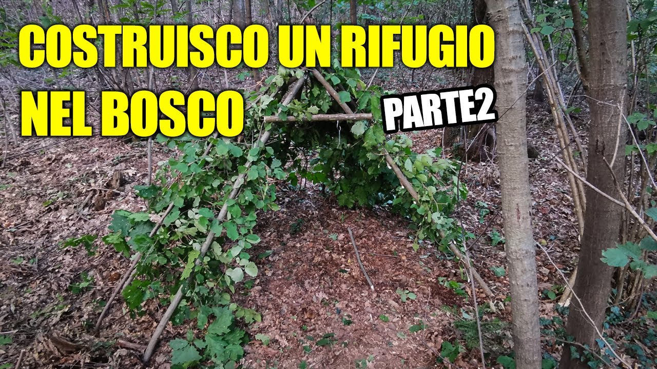 COSTRUISCO UN RIFUGIO NEL BOSCO - EP.2