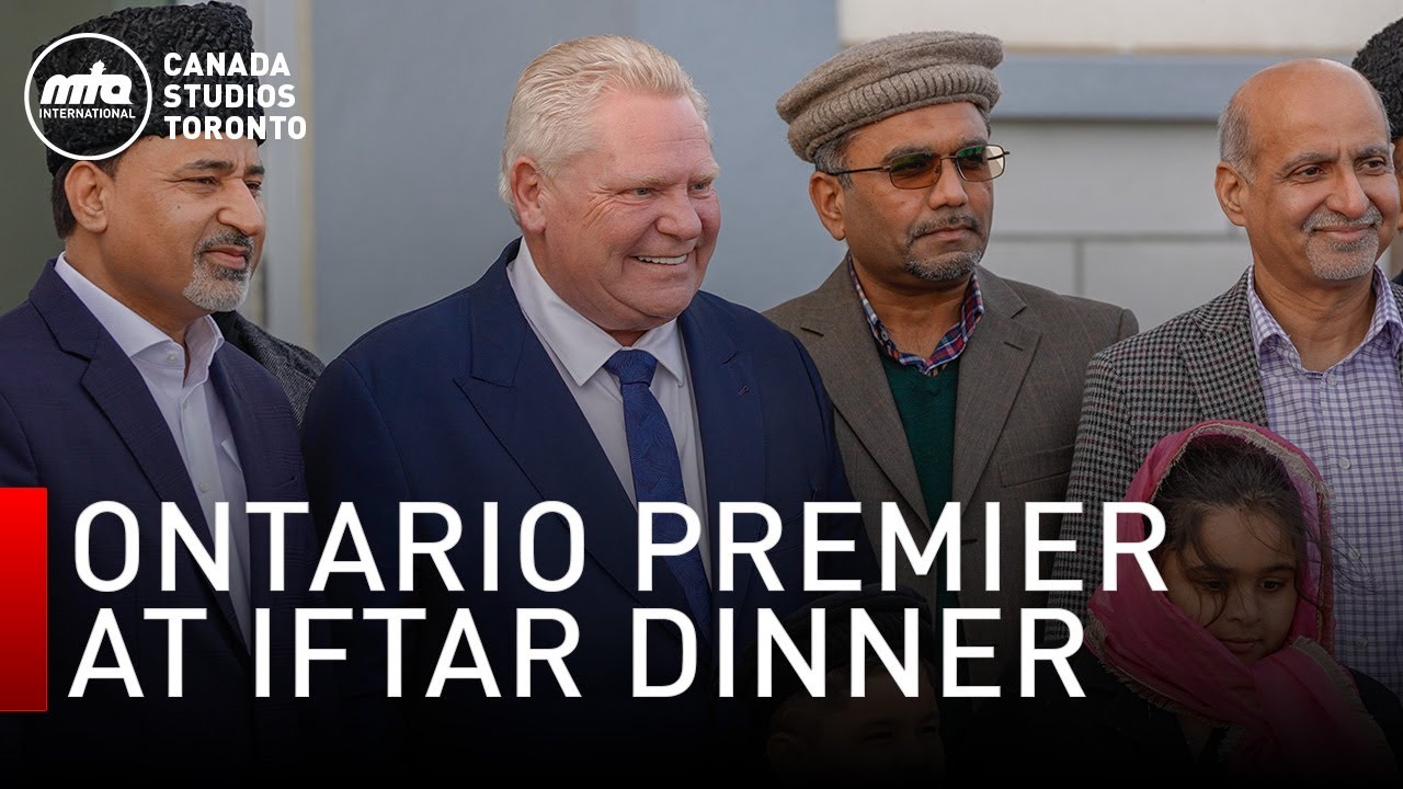 Ontario Premier Joins Iftar at Mubarak Mosque in Brampton, Canada