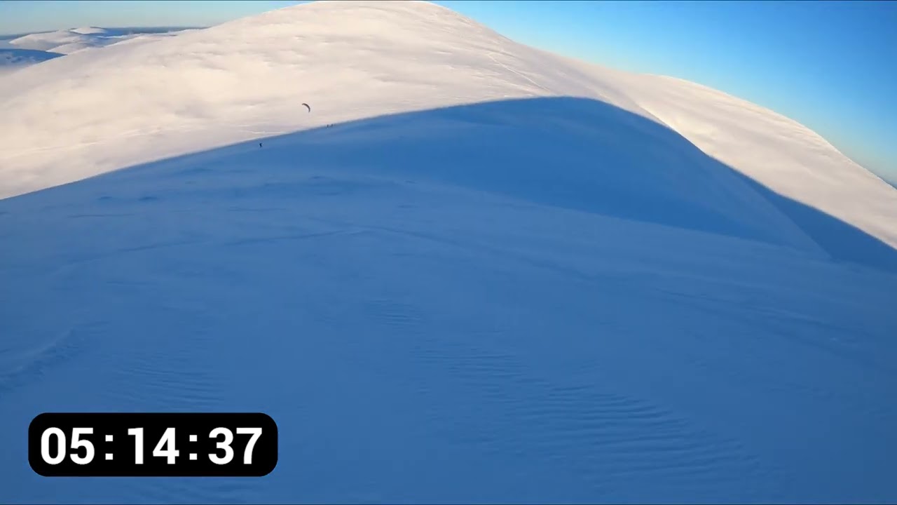 Flysurfer Peak launch under 5 minutes and cruising in mountains