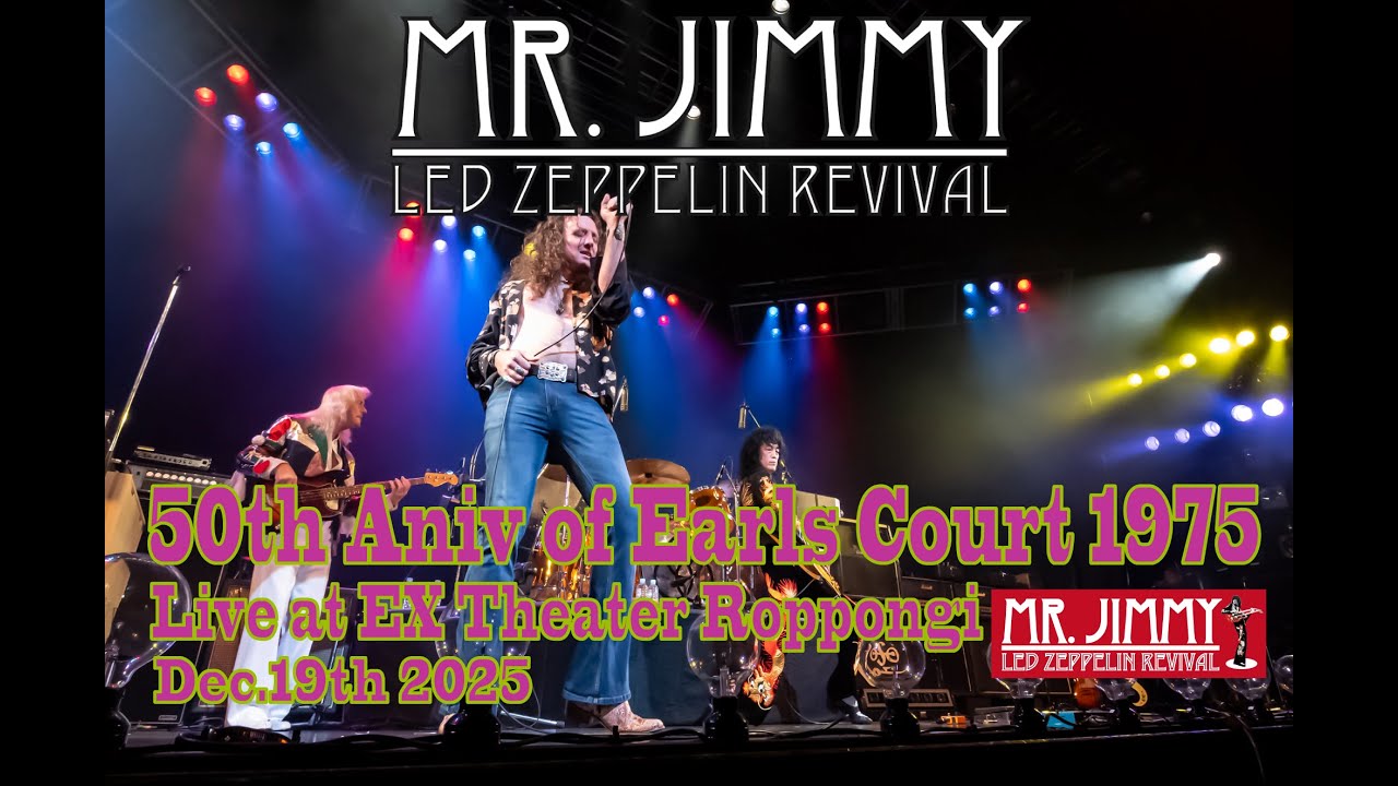 MR. JIMMY LZR [Rock and Roll - Sick Again] 50th Aniv of 1975 Earl's Court concert (Dec 19th, 2025)