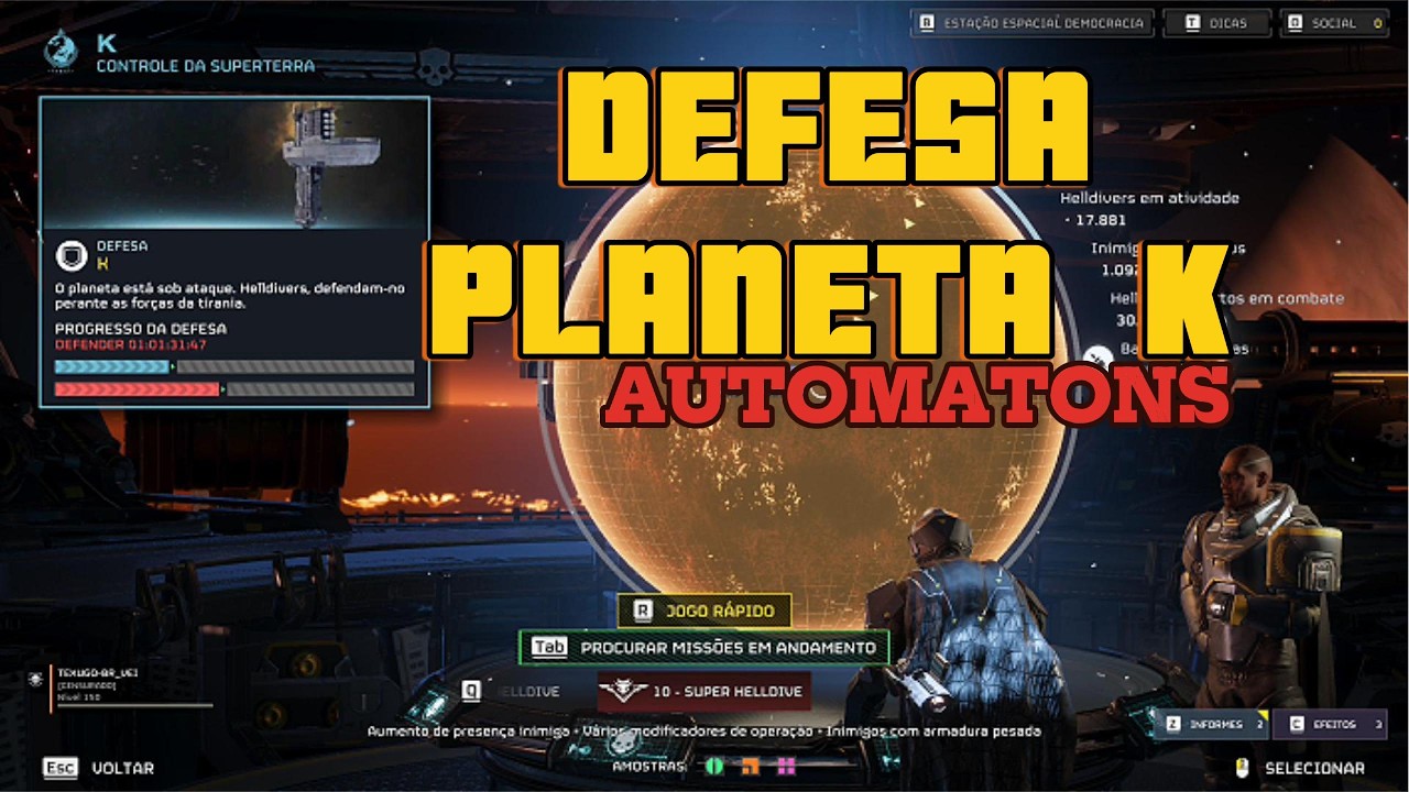 Helldivers2   Defendendo Planeta K #001