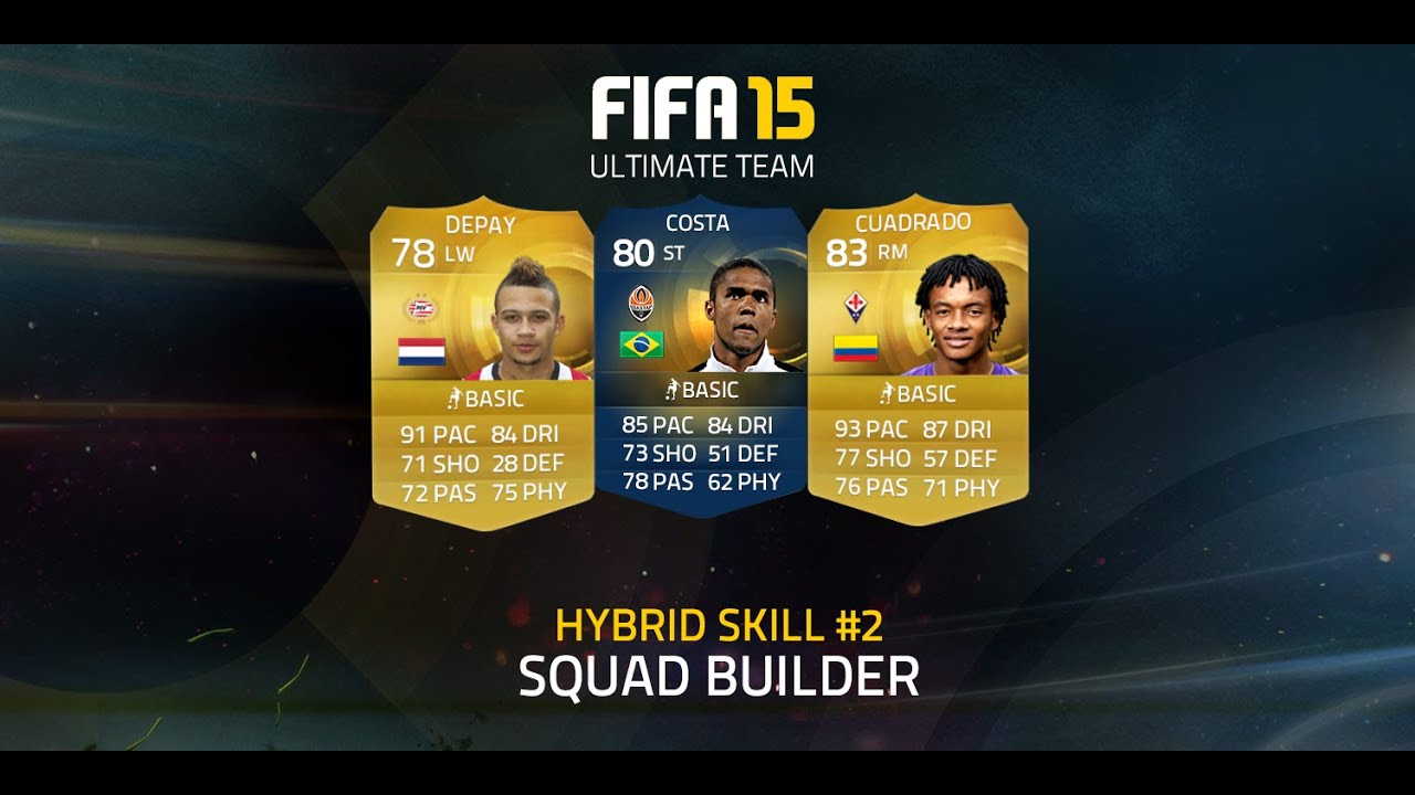 Fifa 15 - 30K EPIC Hybrid Skill Squad Builder #2 with 5x5 Stars Skillers