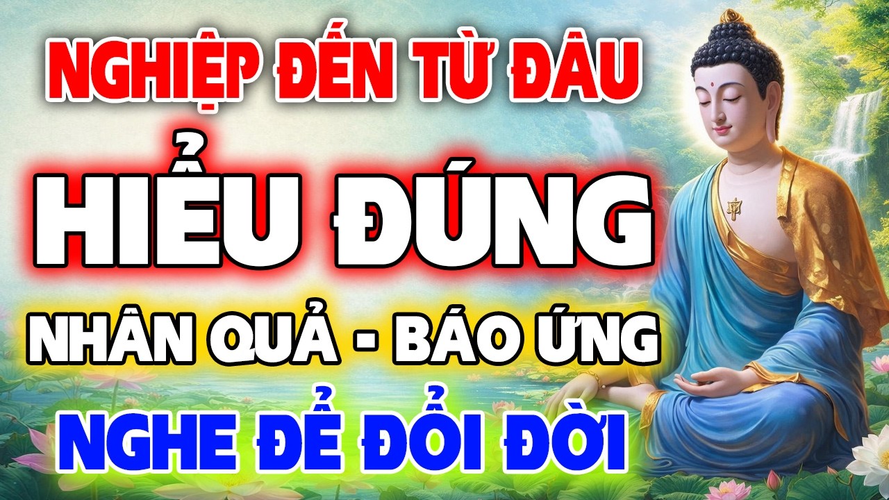 LỜI PHẬT DẠY: NGHIỆP ĐẾN TỪ ĐÂU? HIỂU ĐÚNG NHÂN QUẢ ĐỂ THAY ĐỔI CUỘC ĐỜI