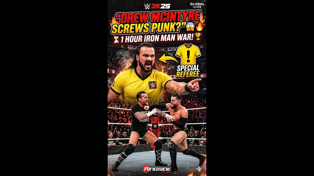 DREW MCINTYRE WILL SCREW CM PUNK? 😡 60 MIN IRON MAN MATCH! LIVE STREAM