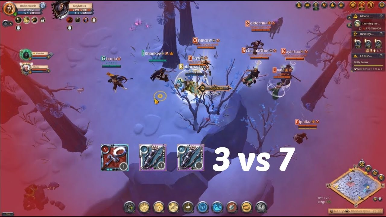 ALBİON ONLİNE 3 VS 7 SMALL FİGHT