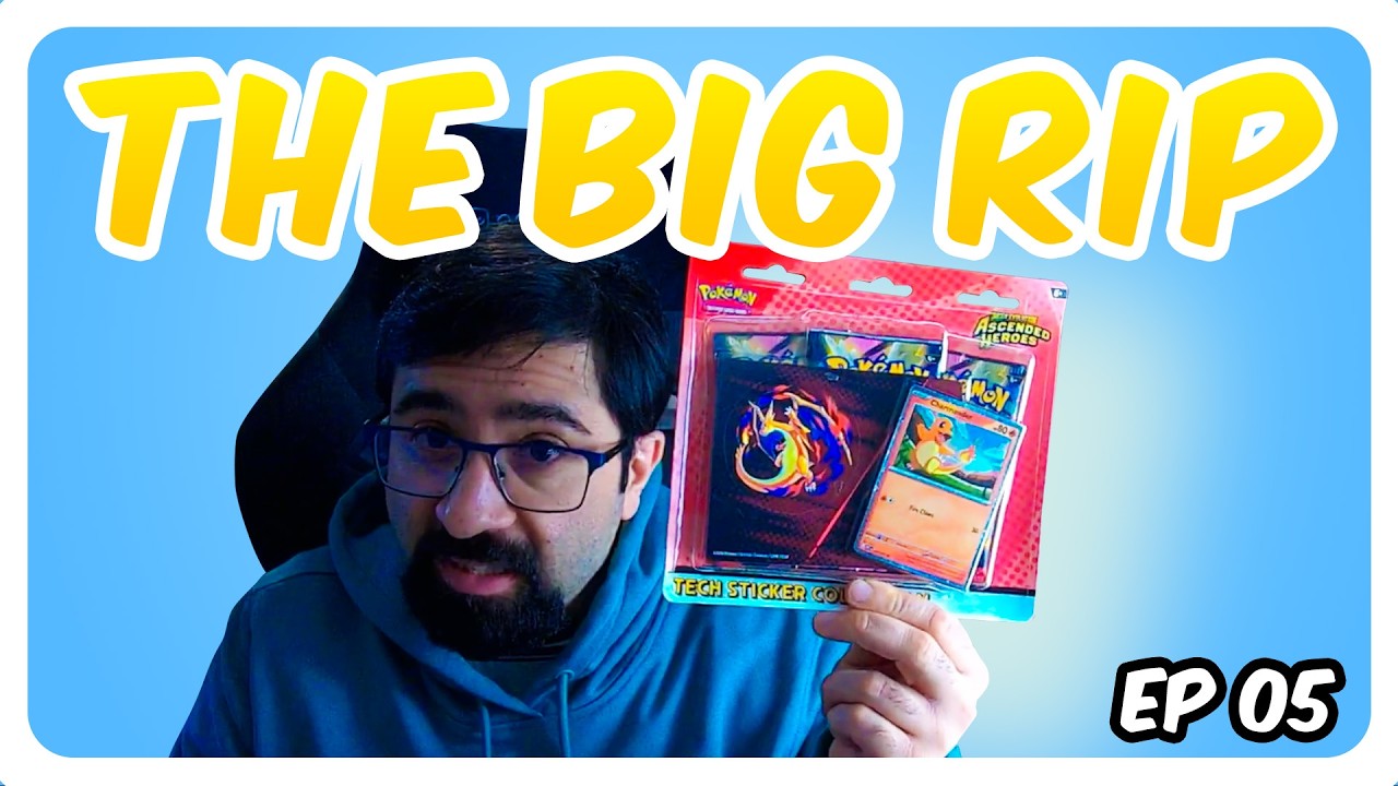 THE BIG RIP Episode 05 | Charmander Tech Sticker | I NEVER expected to PULL THIS!