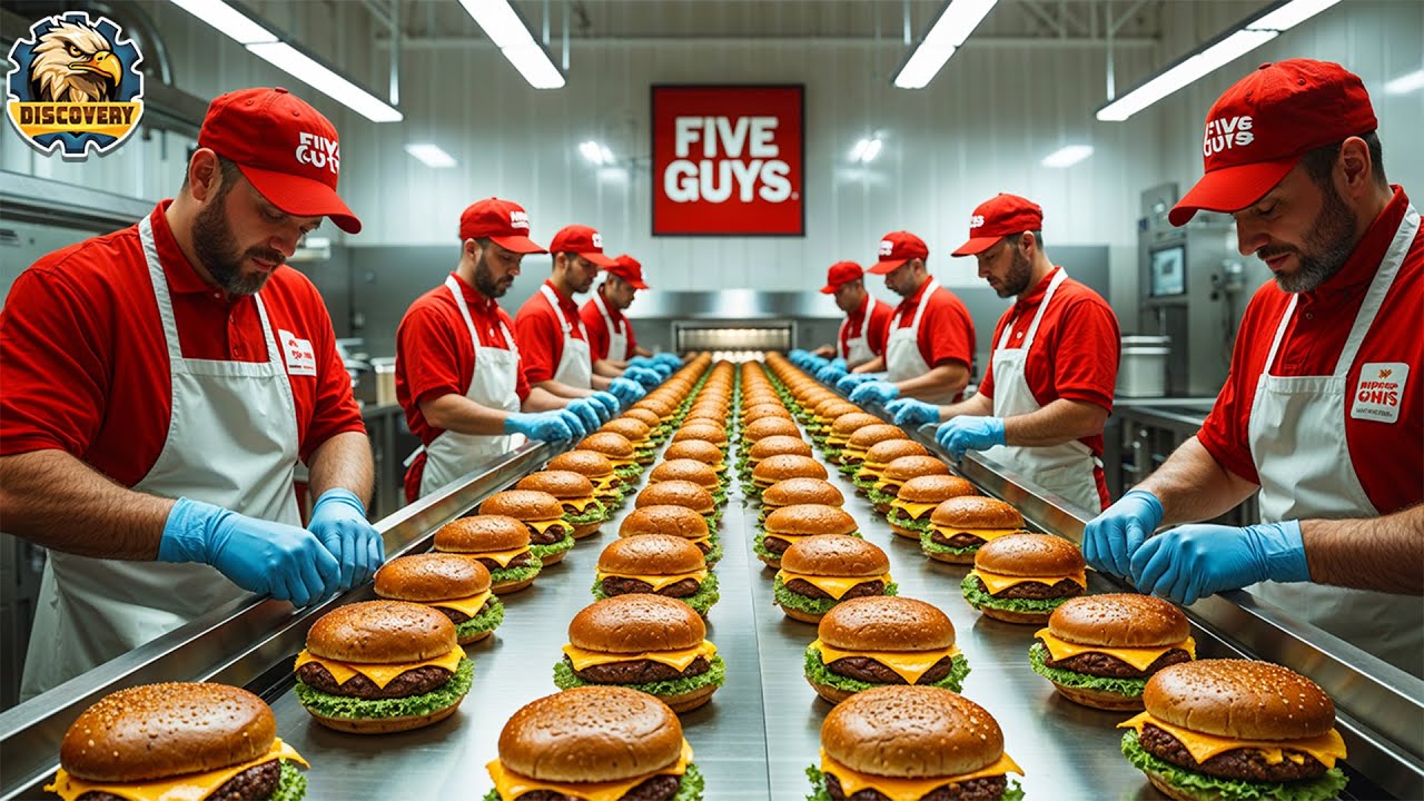 How It's Made: Five Guys Burgers, Sandwich Crackers, Chips Ahoy, Maltesers Chocolate