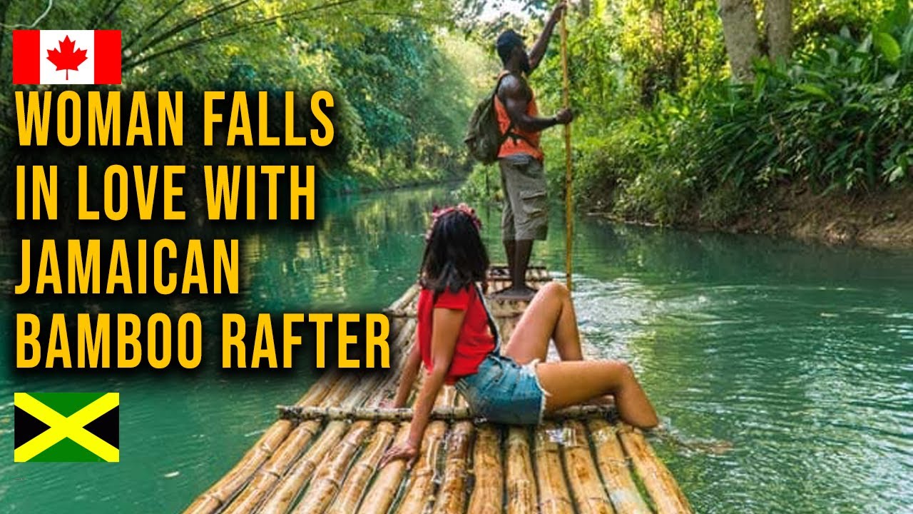 Canadian Girl Fall In love With Jamaican Bamboo Raft Man After Limestone Massage. And This Happened!