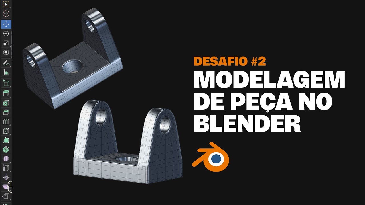 Desafio #2 - Modelagem de Peça no Blender 3D