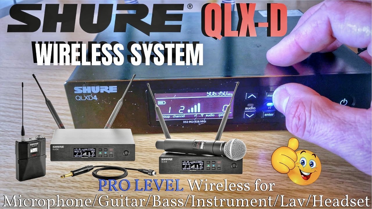 Беспроводная система PRO LEVEL — Shure QLX-D — Демонстрация/Обзор/Настройка/Руководство