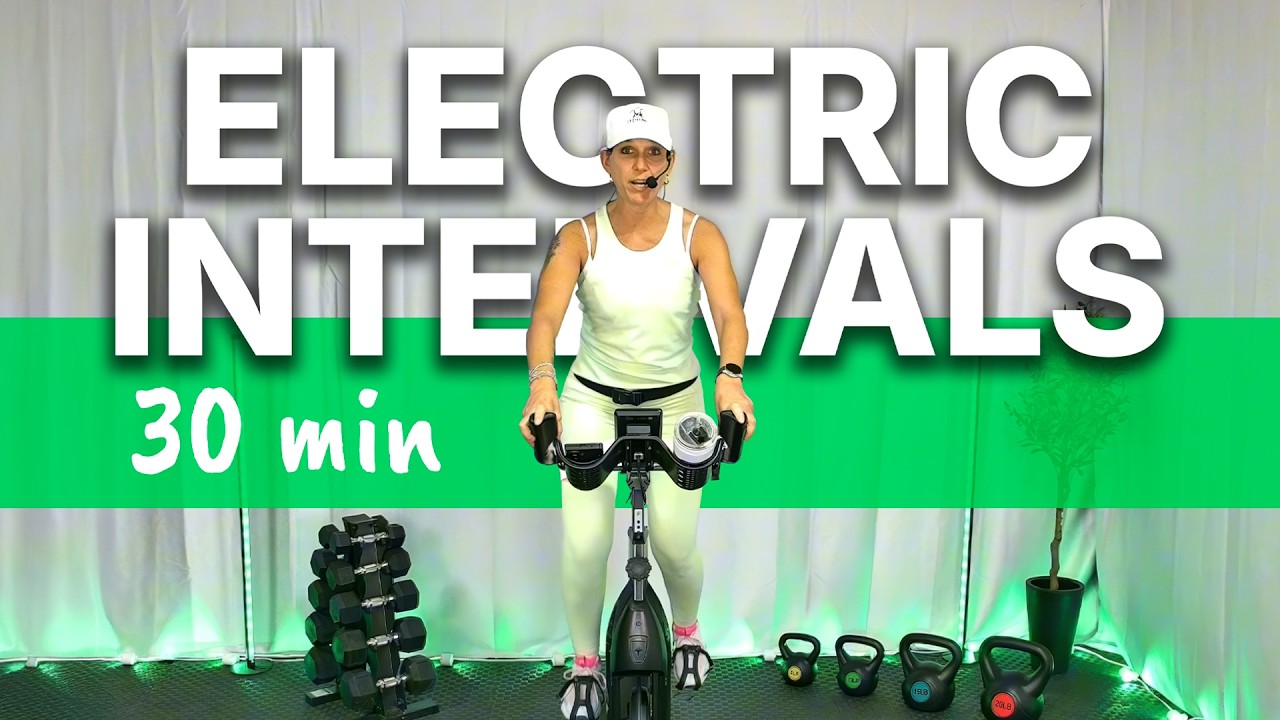 ELECTRIC INTERVALS | 30 Minute Indoor Cycling Workout