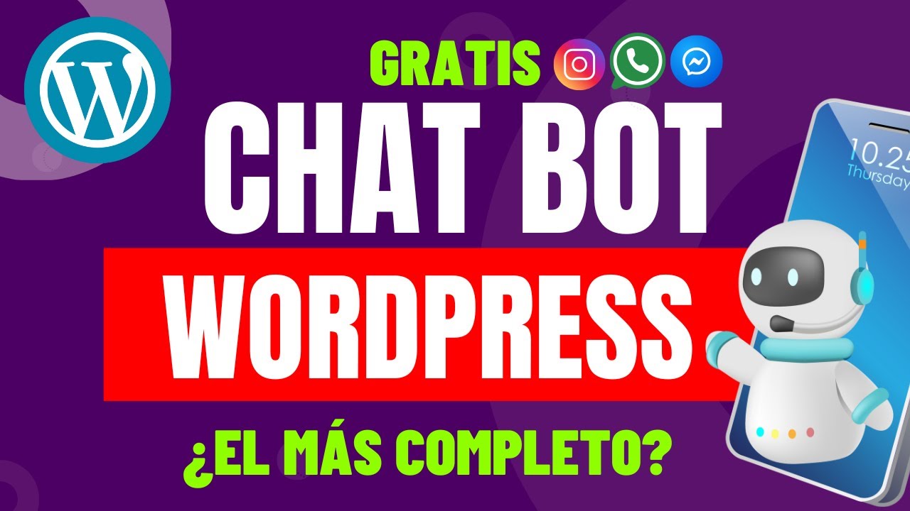🔥🔥NUEVO CHATBOT Asistente Virtual IA Wordpress GRATIS | Automatiza tu Web o Tienda Online